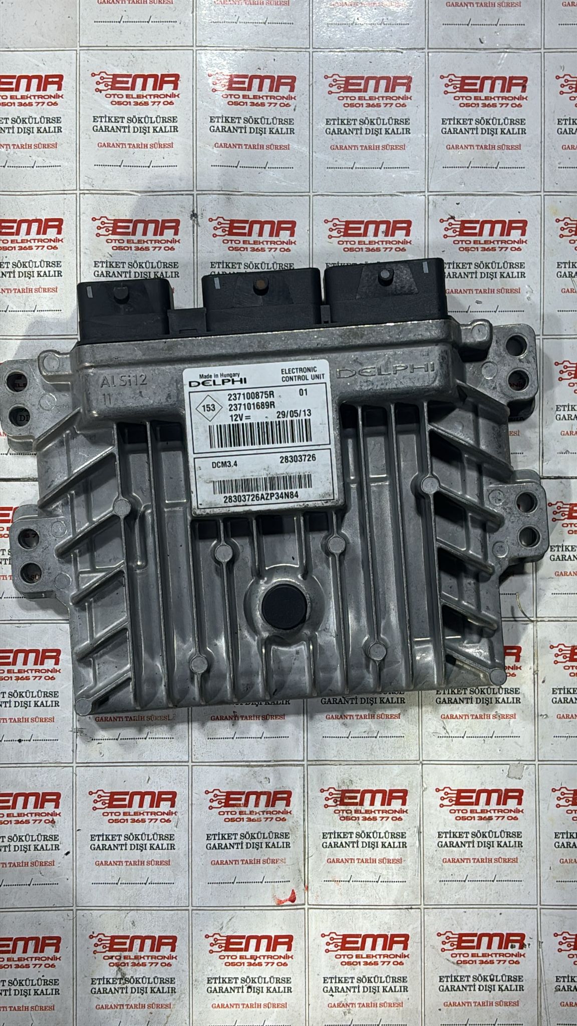 RENALT KANGOO MEGANE CLİO MOTOR BEYNİ 237100875R DCM3.4